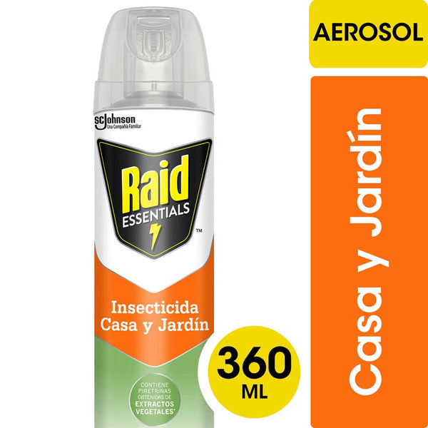 Insecticida Essentials Casa Y Jardin 360 Ml RAID 