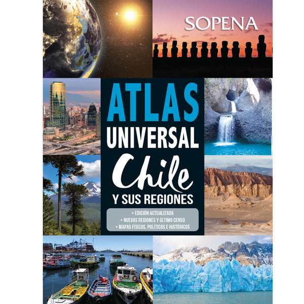 Atlas Escolar De Chile Y La Tierra SOPENA 