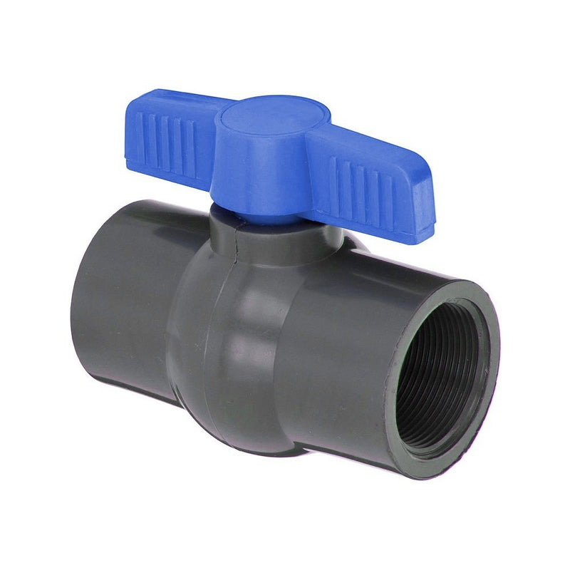 Valvula Bola 3/4 Pulgada Pvc Manilla Azul TAYSON 