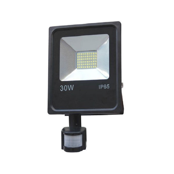 Proyector Led Smd 30 W 4000 K Con Sensor Negro BYP Negro 