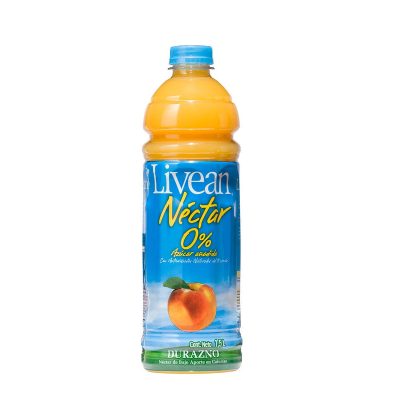 Jugo Nectar En Botella 1.5 Lt Durazno LIVEAN NECTAR 