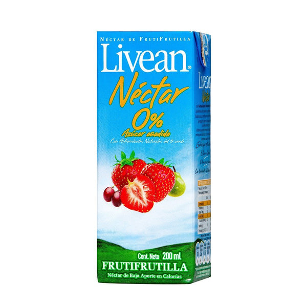 Jugo Nectar Frutifrutilla Cajita 200 Cc LIVEAN NECTAR 