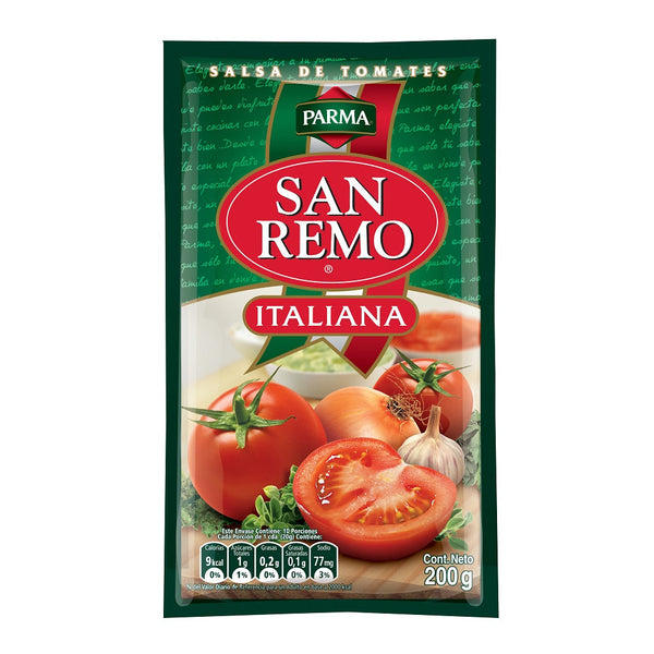 Salsa De Tomate 200 Gr Italiana SAN REMO 