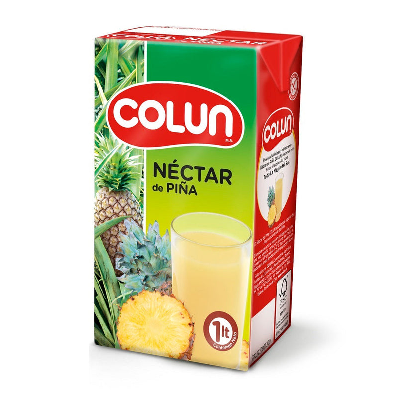 Jugo Nectar En Caja 1 Lt Piña COLUN 