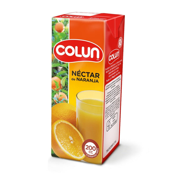 Jugo Nectar En Cajita 200 Cc Naranja COLUN 