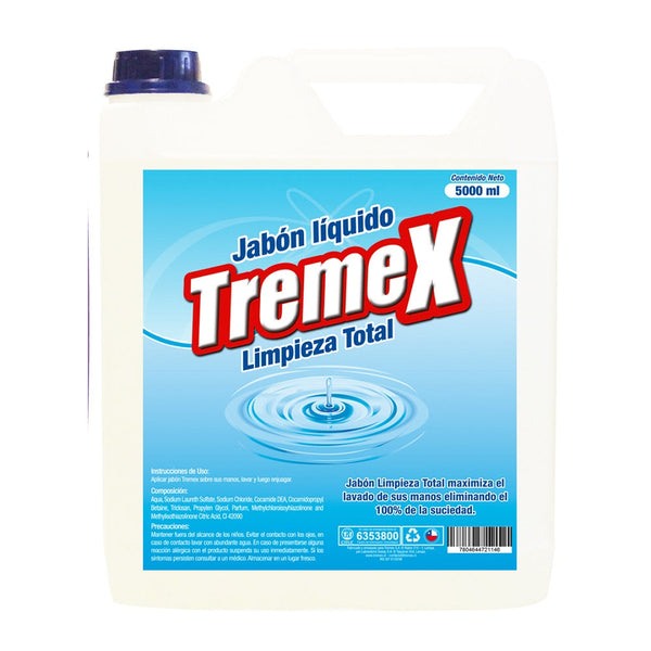 Jabon Liquido Antibacterial Triclosan 5 Lt TREMEX 