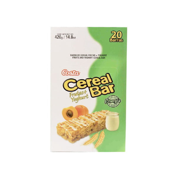 Barra Cereal Fruta+Yoghurt 20 Un COSTA 