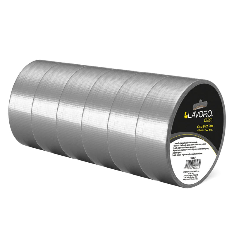 Cinta Duct Tape 48 Mm X 27 Mt 27 Mesh LAVORO 