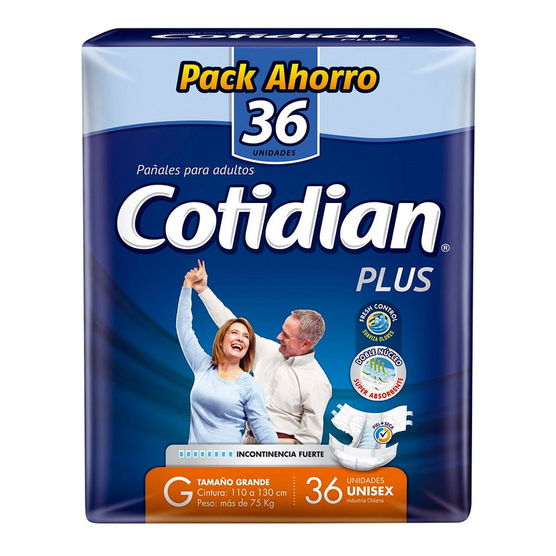 Pañal Adulto Cotidian Plus Grande 36 Un COTIDIAN 