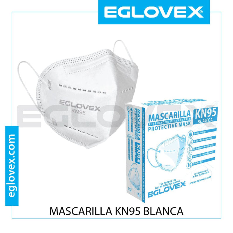 Mascarilla Kn95 Sin Valvula 10Un EGLOVEX 