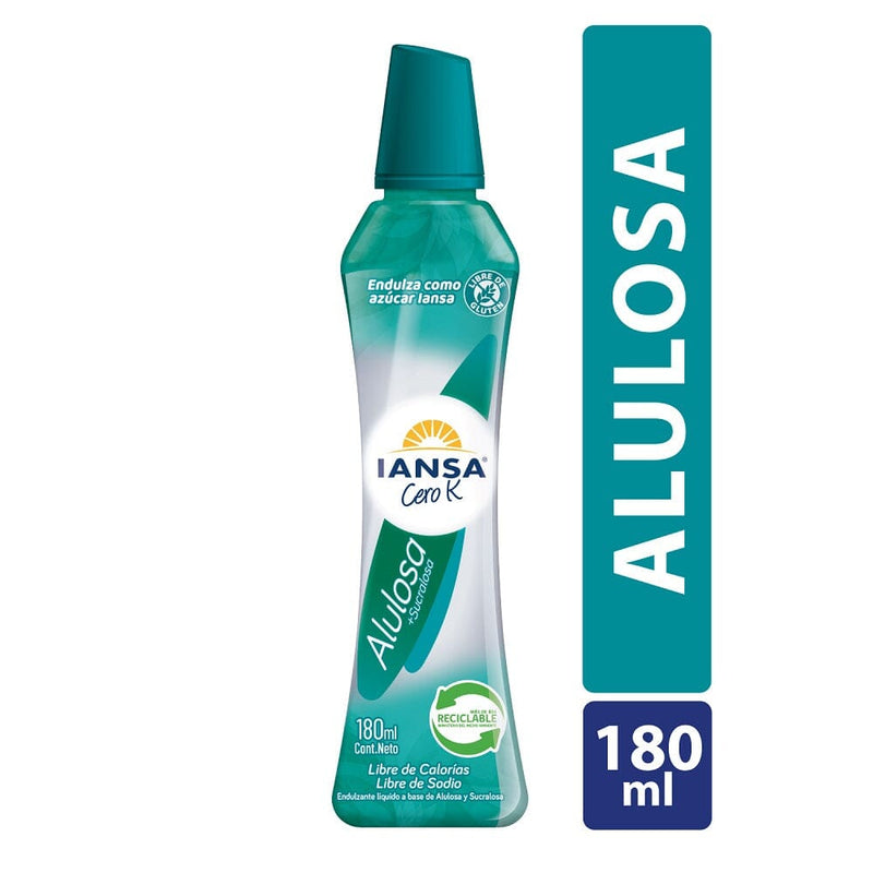 Alulosa Sucralosa 180 Ml IANSA CERO K 