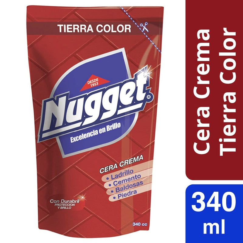 Cera Crema Doypack Tierra Color 340 Ml NUGGET 