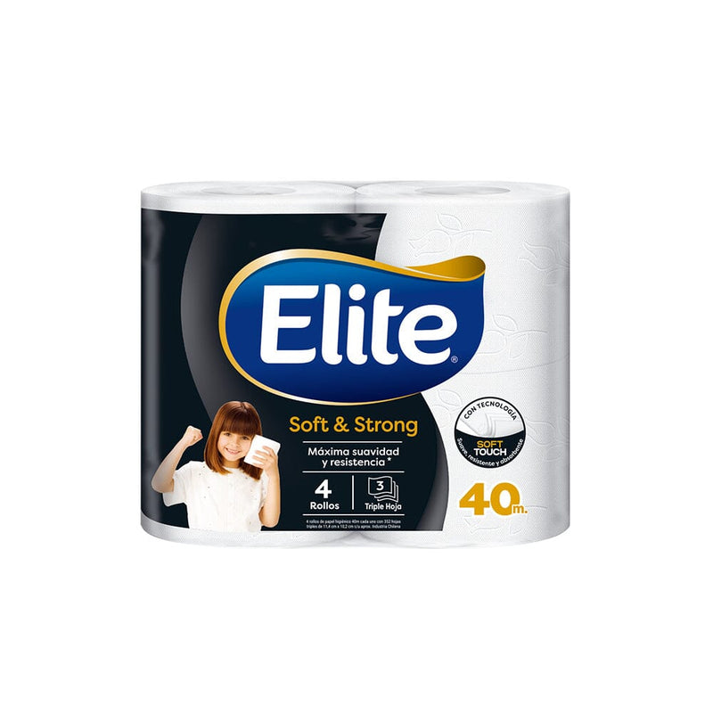 Papel Higiénico Softstrong 40 mt X4 ELITE 