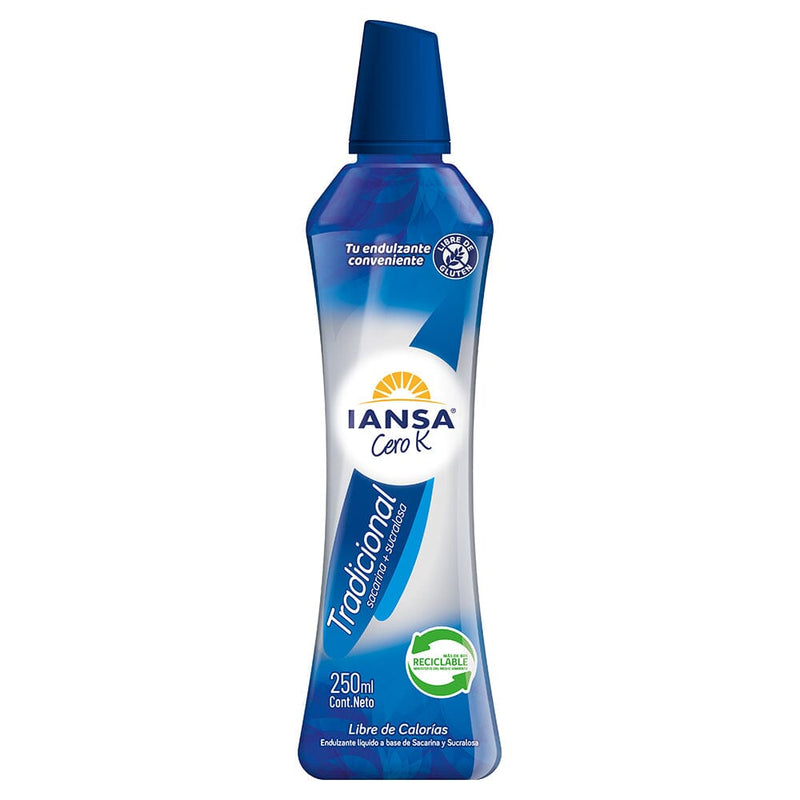 SACARINA SUCRALOSA 250 ML IANSA CERO K 