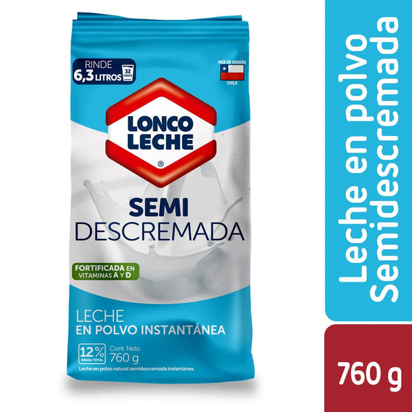 LECHE POLVO SEMIDESCREMADA 760 GR LONCOLECHE 