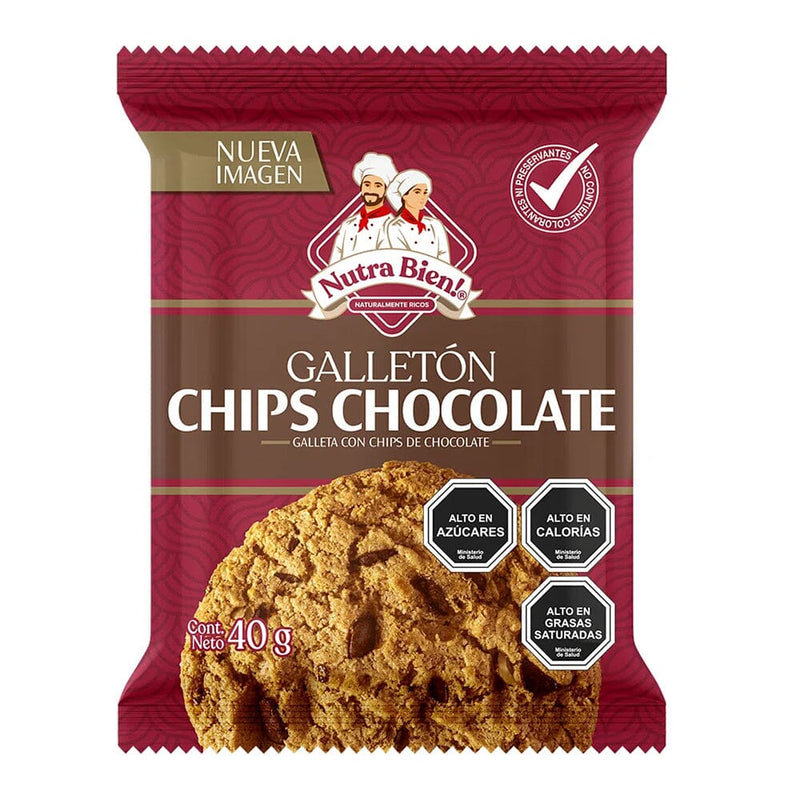 GALLETON CHIP CHOCO 40 GR NUTRABIEN 