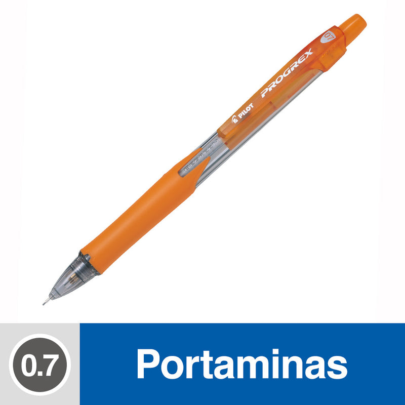 Portamina 0.7 Mm Plastico Naranjo Progrex Begreen PILOT 