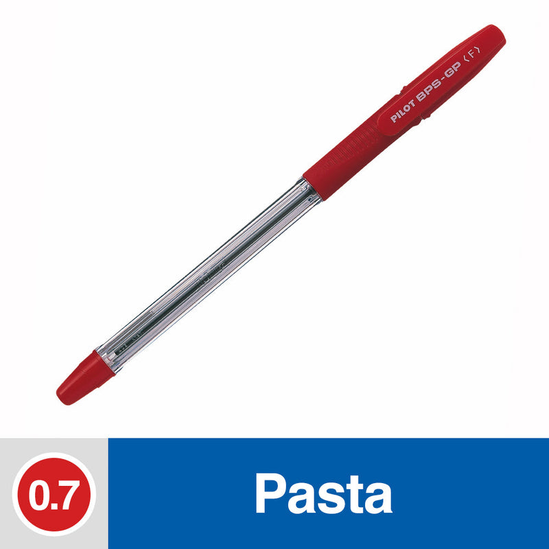 Lápiz Pasta 0.7 mm Punta Fina Rojo Bps-Gp Con Grip De Goma PILOT Rojo 