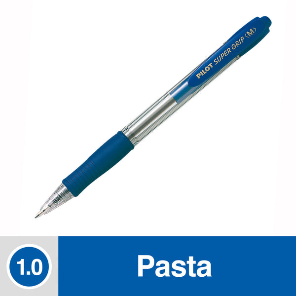 Lapiz Pasta 1.0 mm Punta Media Azul Retractil Bp-Gp PILOT Azul 