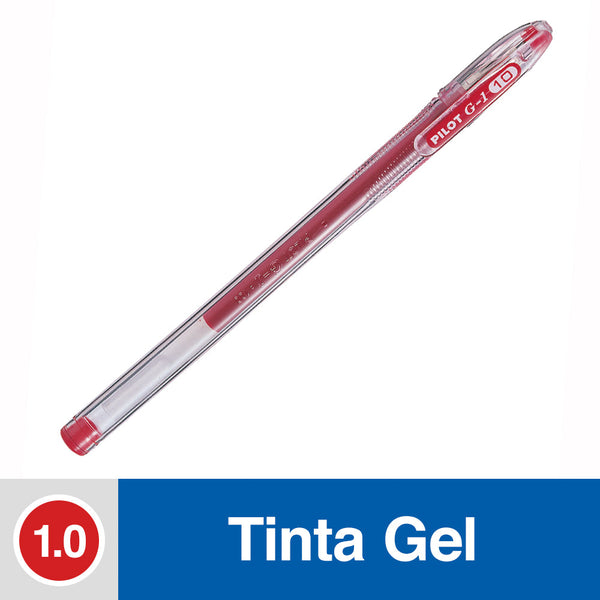 Lápiz Tinta Gel 1.0 mm Punta Gruesa Rojo G1 PILOT Rojo 