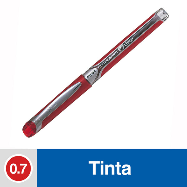 Lápiz Tinta 0.7 mm Punta Media Rojo Hi Tecpoint Bxgpn V7 PILOT Rojo 