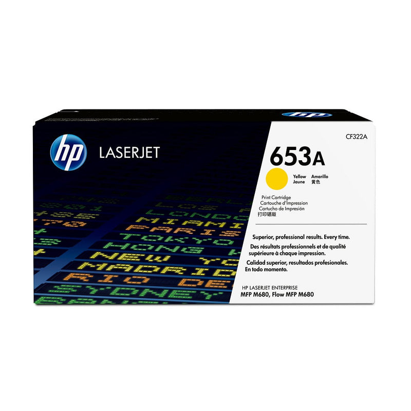 Toner Cf322A (653A) Ent M680 Yellow 16.5 HP 