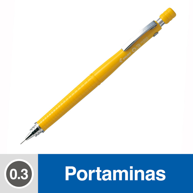 Portamina 0.3 Mm Plastico Amarillo H 323 PILOT Amarillo 