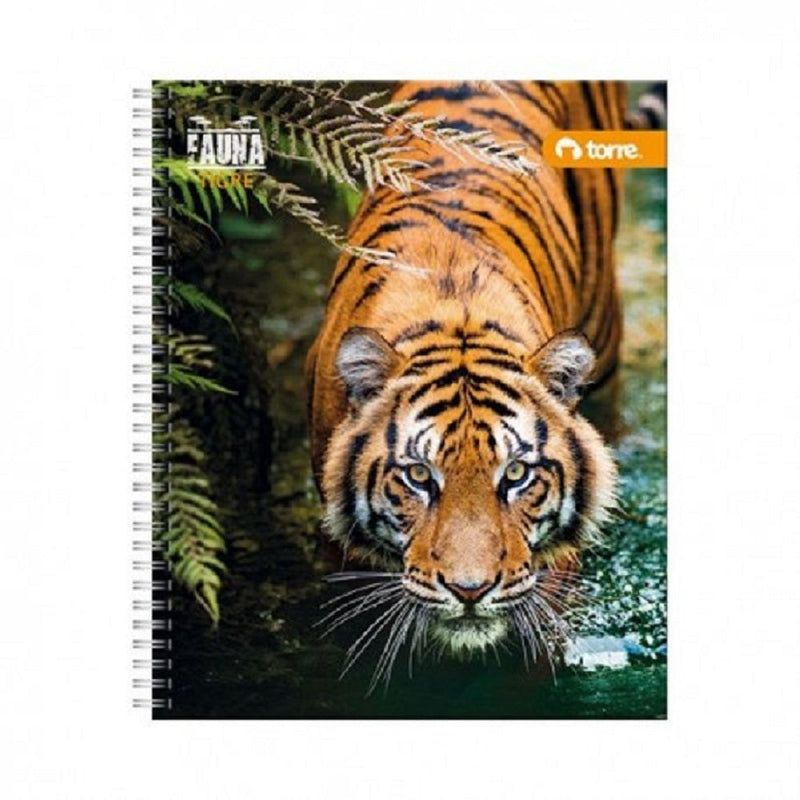 Cuaderno Universitario Matematica 7 Mm 100 Hojas Clasico Fauna TORRE 