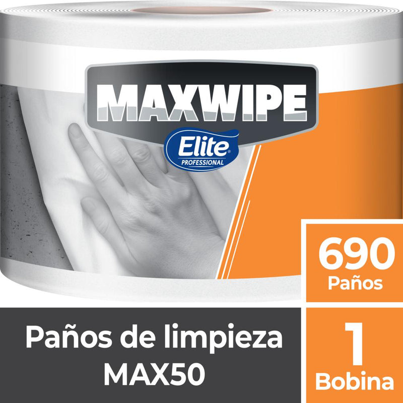 Paño Limpieza 690 Un Multiuso Descartable Maxwipe Rollo MAXWIPE 