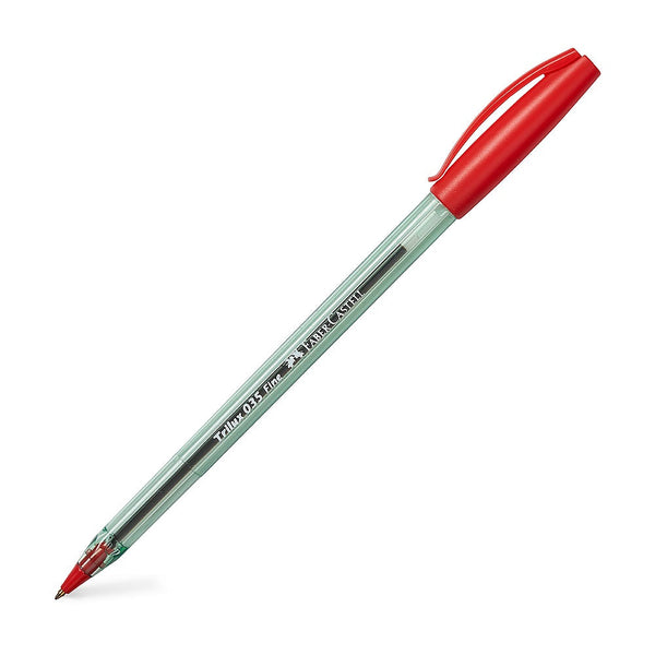 Lápiz Pasta Punta Fina Rojo Trilux 035 FABER CASTELL Rojo 