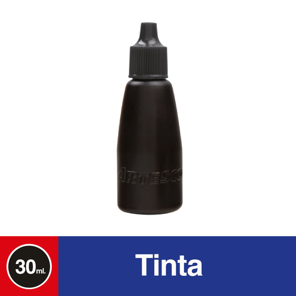 Tinta Tampón Negro 30 ml ARTESCO Negro 
