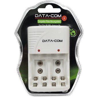 Cargador De Pilas Aa/Aaa/9V Capacidad 4 DATACOM 