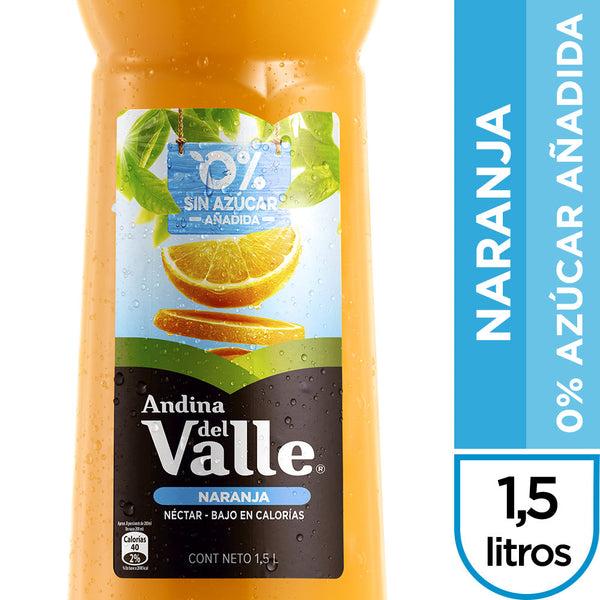 Jugo Nectar En Botella Light 1.5 Lt Naranja ANDINA DEL VALLE 