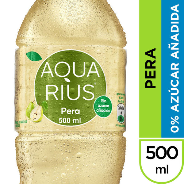 Agua Con Sabor Pera 500 Cc AQUARIUS 