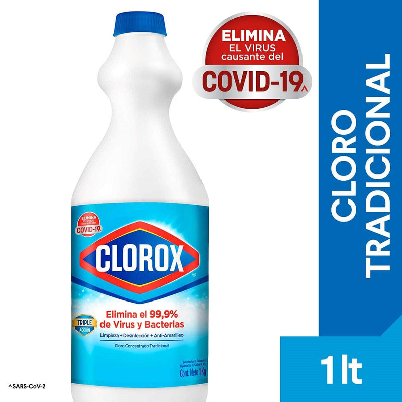 Cloro Tradicional 1 Lt Multisuperficies CLOROX 