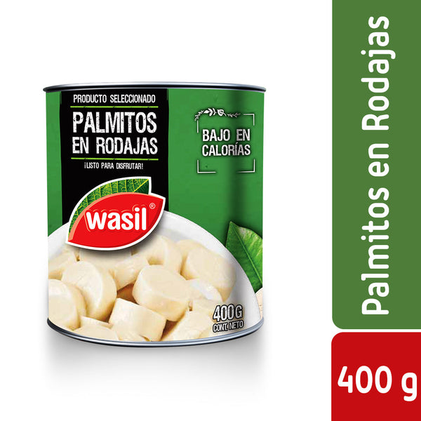 Palmitos Rodajas 400 Gr WASIL 