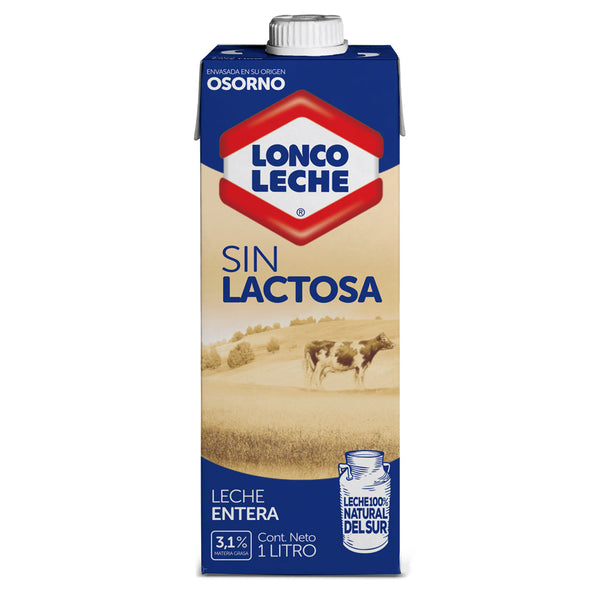 Leche Entera Sin Lactosa Caja 1 Lt LONCOLECHE 
