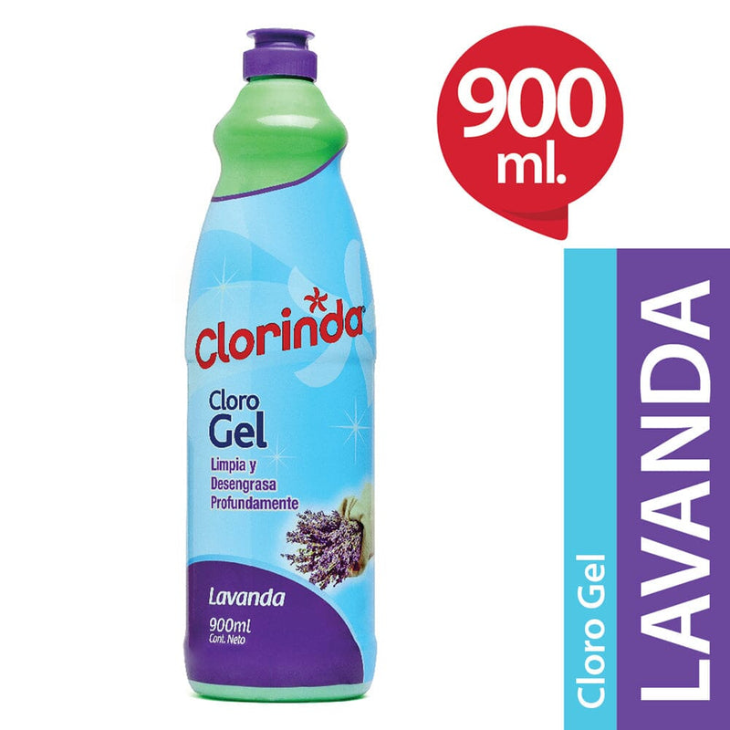 Cloro Gel 900 Ml Lavanda CLORINDA 