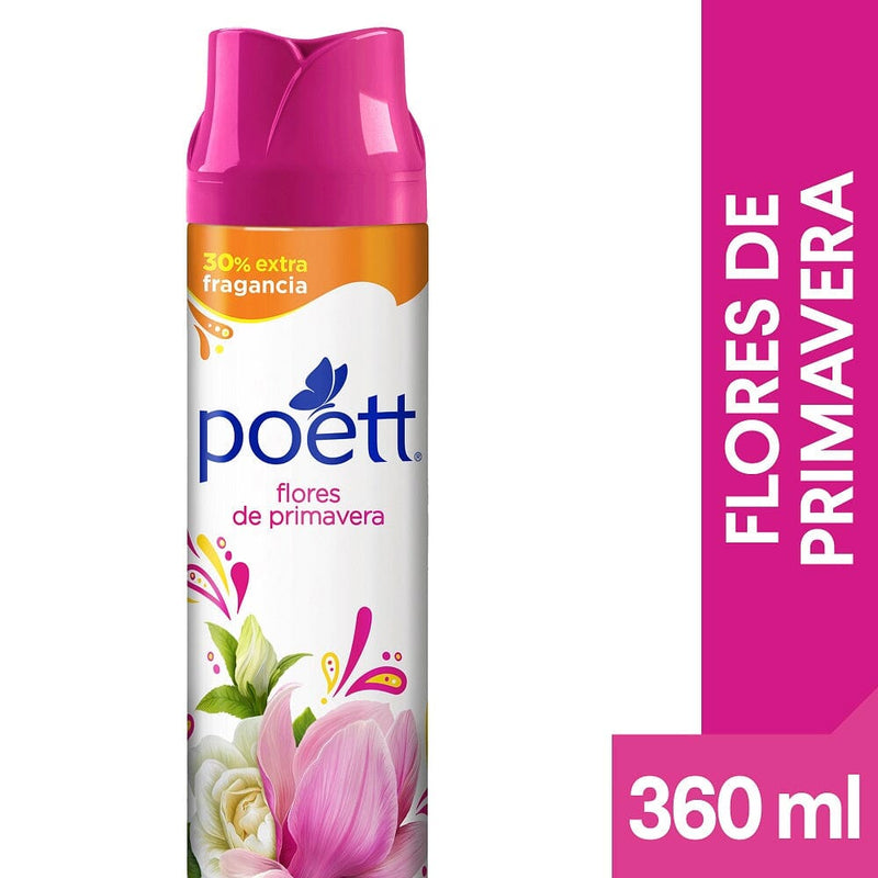 Desodorante Ambiental Aerosol 360 Ml Brisa Primaveral POETT 