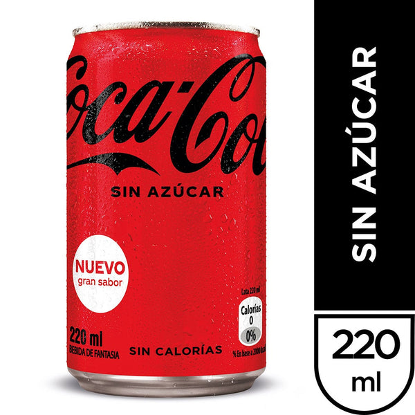 Bebida Lata 220 Cc Sin Azucar COCA COLA 