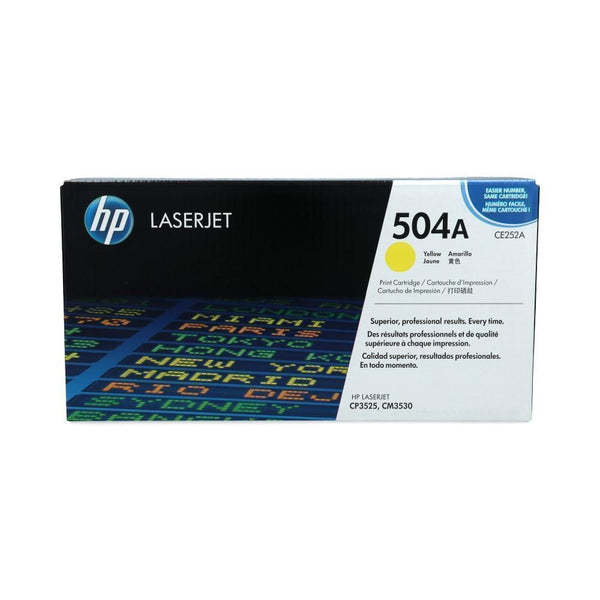 Liquidación Toner Hp 504A Ce252A Yellow Cp3525/Cm3530Mfp5K HP Amarillo 