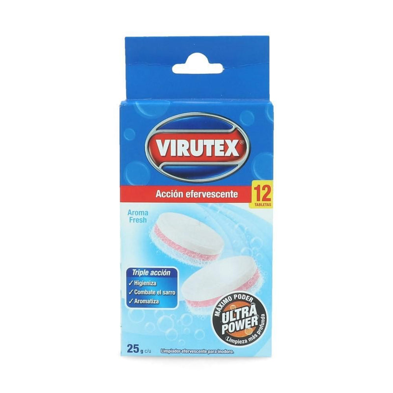Desinfectante Inodoro Pastilla 12 Un VIRUTEX 