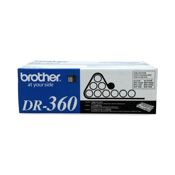 Tambor Dr 360Drum Para Modelo H12140/2170W/7040 BROTHER Negro 