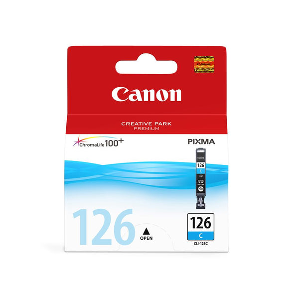 Cartucho Tinta Cli-126 Cyan Mg-6110/5210 X6540/Ip4810 CANON Cyan 