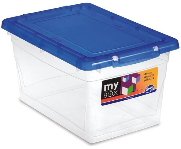 Caja Organizadora Colores Surtidos 15 Lt Mybox WENCO 